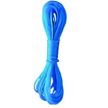 Imagem de Varal 20m Corda Nylon fio 2mm Resistente (Escolha sua Cor) - Esporte E