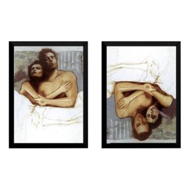 Imagem de Kit 2 Quadros Clube Da Luta Filme Arte Posters Moldurados - Fanarte