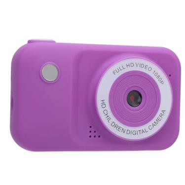 Imagem de Câmera Digital HD de Lente Dupla Vídeos 1080P, Tela de 2 Polegadas para Jogos MP3 Câmera Compacta Com Filtros e Reconhecimento Facial AI Pequena Câmera Portátil para Presentes