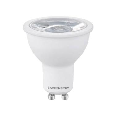 Imagem de Kit 6 Lâmpada Led MR16 GU10 4,8w Save Energy 4000k Branco Neutro