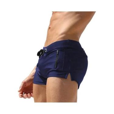 Imagem de Shorts de Praia Masculinos - Roupa de Banho Respirável e de Secagem Rá