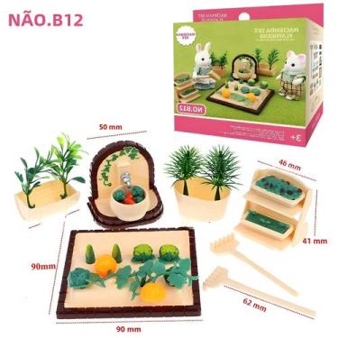 Imagem de Conjunto de Móveis em Miniatura para Casa de Bonecas - Animais da Flor