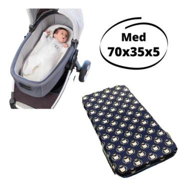 Imagem de Colchonete Para Carrinho De Bebê Moises Universal - URSO COROA - CLICK