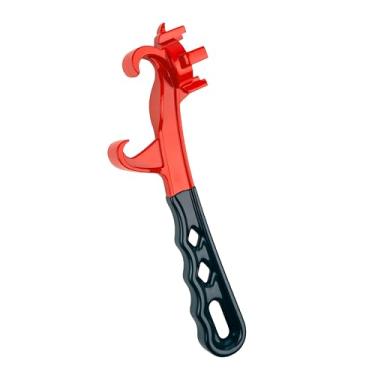 Imagem de Ferramenta abridor de balde 14 litros - Ferramenta de abridor de lata de tinta de alumínio - Abridor de tampa de balde multifuncional com alça antiderrapante - Chave de abridor de balde para uso