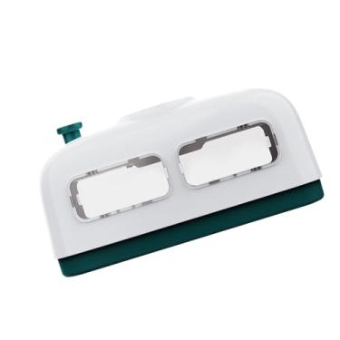 Imagem de Gralara Incubadora de ovos 8, incubadora para incubação de aves, máquina manual de giro de ovos para frango, pássaros, pato, Branco Verde