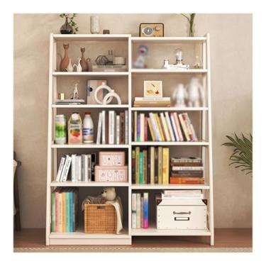 Imagem de Estante de armazenamento trapezoidal de 5 camadas, estante de canto trapezoidal, estante de canto moderna, estante conversível, prateleira de canto trapezoidal retrátil, estante de armazenamento,