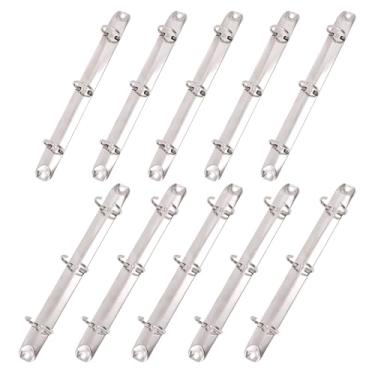 Imagem de beinkmake Caderno A5, mecanismo de fichário com 3 anéis, furos, tamanho carta, 20 mm, fichários de folhas soltas de metal, pentes para fichário, planejador, pasta, acessórios