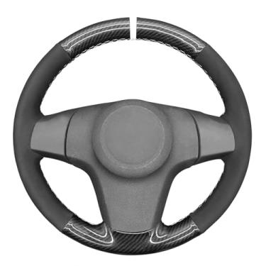 Imagem de MEWANT Capa de volante para Chevrolet Niva 2009-2017 (3 raios) / para Opel Corsa (D) 2006-2015 / para Vauxhall Corsa (D) 2006-2015