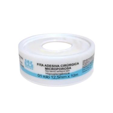 Imagem de Fita Microporosa Cirúrgica Branca 12,5cm X 10m - Wiltex