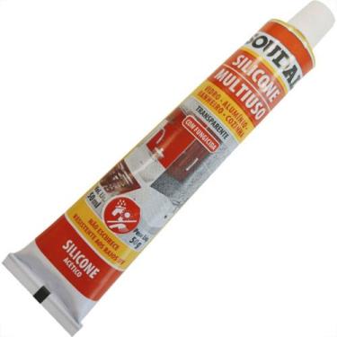 Imagem de Silicone Acetico Soudal Multiuso Incolor 50G - Kit C/24 Pecas