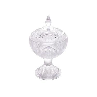 Imagem de Potiche Decorativo Wolff em Cristal com Pé Queen - 11cm x 18cm (AxP)