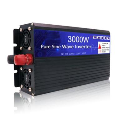 Imagem de Inversor de onda senoidal pura de 3000 W, conversor de energia DC para AC de 72 V para 110 V, inversor de energia para carro, sistema solar, camping, RV,24V to 110V