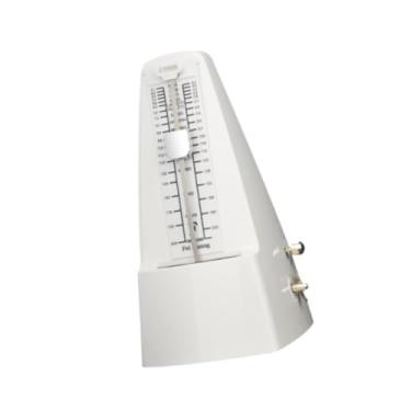 Imagem de Colaxi Metrônomo mecânico pista tempo e batida prática velocidade ajustável fácil som alto profissional para violino ukulele, Branco