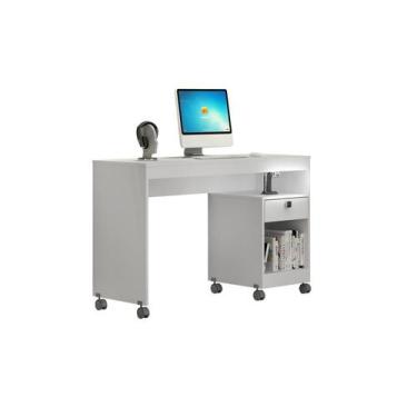 Imagem de Mesa Para Computador 01 Gaveta Com Rodizio Giga Valdemoveis - Valdemóv