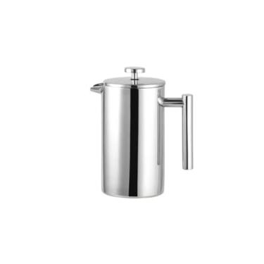 Imagem de Genérico, Cafeteira Prensa Francesa Inox Cremeira Leite Bule Cafe Bar