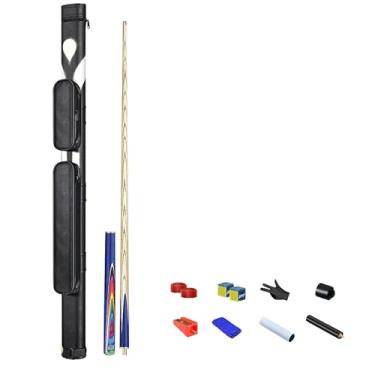 Imagem de Taça de sinuca, taco de piscina premium feito com design bonito, exclusivo e luxuoso e a melhor qualidade de madeira de freixo. Taça de piscina (B Taça de sinuca + acessórios + barril de taco, 9,5 mm)