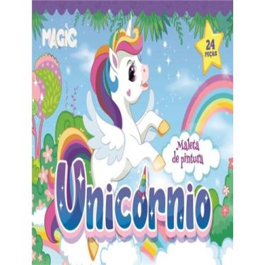 Imagem de Livro - Maleta De Pintura 24 Pcs - Unicornio - MAGIC KIDS, 0, 15 x 11