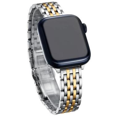 Imagem de Pulseiras de Relógio Memori Planet em Aço Inoxidável - 40-42mm (Prata/
