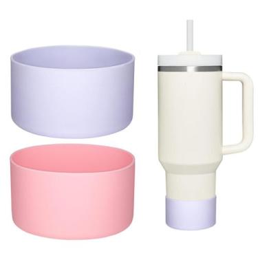 Imagem de Bota Protetora de Silicone para Garrafa Stanley Quencher 1.2L e IceFlo