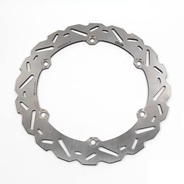 Imagem de 1 peça de rotor de disco de freio dianteiro compatível com Honda CB500F 2013-2021 ABS 2016-2021, CB500X 2013-2018, CBR500R 2013-2021 ABS inclui, peças de acessórios de substituição de motocicleta