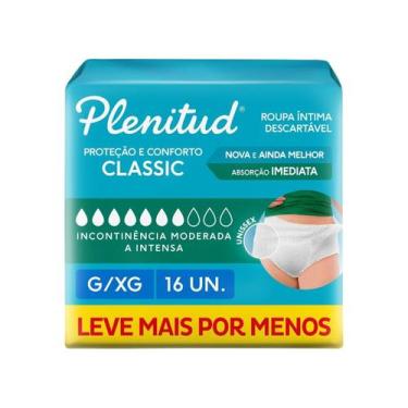 Imagem de Roupa Intima Plenitud Classic G/XG 16 Unidades