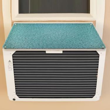 Imagem de Olithber A almofada de gotejamento do ar condicionado impede o ruído da chuva ar-condicionado decorativo (verde grama)
