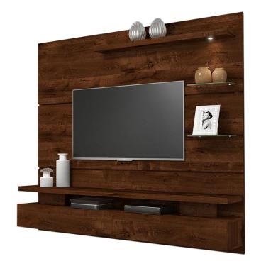 Imagem de Painel para TV Grecia Rústico Malbec - Dj Móveis