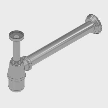 Imagem de Sifão de Cozinha 1682 C 1.1/2 X 1.1/2 Dn40 Tubo cx Meber Metais