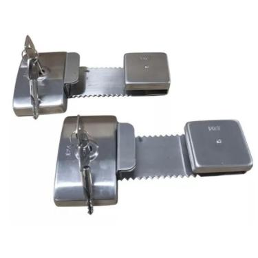 Imagem de Fechadura Auxiliar Jbm Fc1 Para Portas De Correr Vidro 15cm