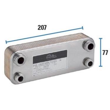 Imagem de Trocador Calor Com Solda Friccao 34 Pl. -Spe-210, Emmeti