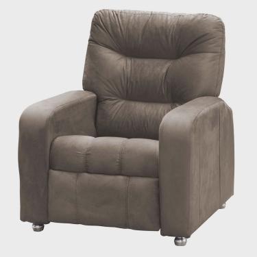 Imagem de Poltrona Reclinável Do Papai Decorativa Azera Mx7 Tecido Suede B-255 - Moveis Leartam