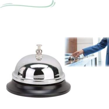 Imagem de 2  Sino De Mesa Grande Bar Restaurante Recepção Hotel Campainha - WCAN