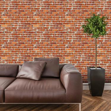 Imagem de Papel De Parede Adesivo Tijolo à Vista 3 Metros