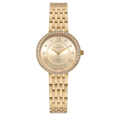 Imagem de Relógio Technos Feminino Ref: 2025lug/1x Boutique Dourado