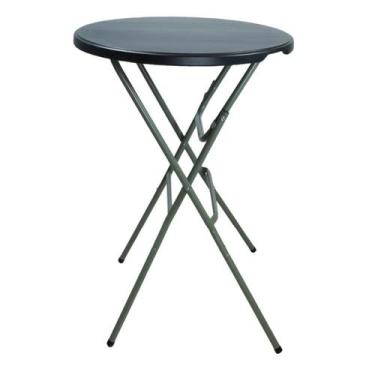 Imagem de Mesa Robust Bistrô Dobrável Camping Praia Preta NTK  - Nautika