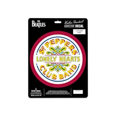 Imagem de Adesivo de vinil Beatles SGT. Peppers Lonely Hearts Club Band - Adesivo divertido dos Beatles para carro, janela ou laptop