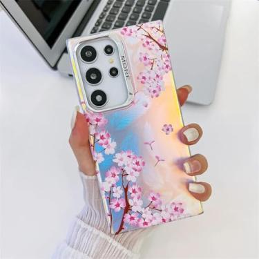 Imagem de Capa traseira rígida fosca para PC com flor de laser (para Samsung A35 5G/AH4)