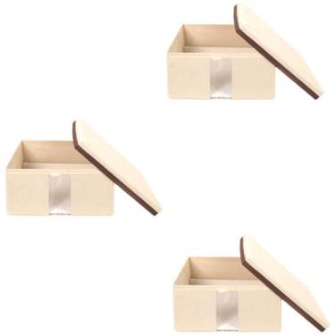 Imagem de Sapateira grande com visor tampa caixa multiuso para closet- L 25cm x 