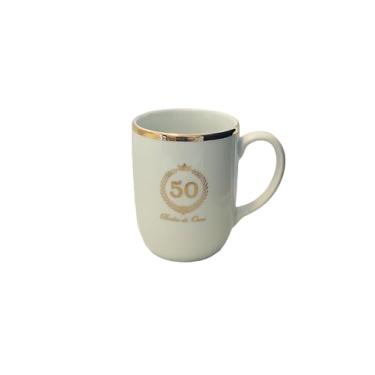 Imagem de Bodas Ouro Caneca Porcelana