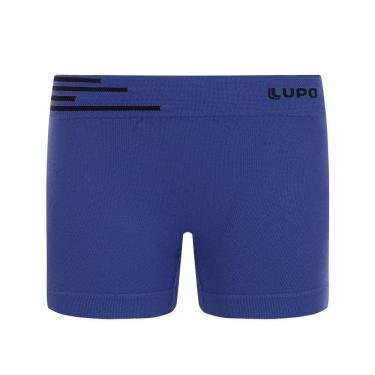 Imagem de Cueca Lupo Boxer Microfibra Sem Costura Infantil Azul