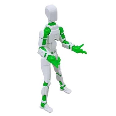 Imagem de Bonec 100% Articulado Dummy 13 Figura de Ação Brinquedo Manequim Presente Infantil 20cm DESMONTADO