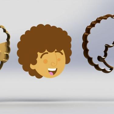 Imagem de Cortador Mundo Bita Dan Modular Tamanho 7Cm