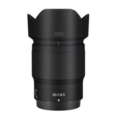 Imagem de Para Nikon Z 50mm F1.8S Adesivo de Lente de Câmera Revestimento Película Protetora Protetor Corporal Decalque Skin 50 1.8S (Preto Friso