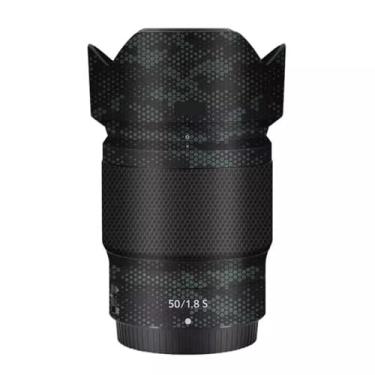 Imagem de Para Nikon Z 50mm F1.8S Adesivo de Lente de Câmera Revestimento Película Protetora Protetor Corporal Decalque Skin 50 1.8 (Mamba Verde