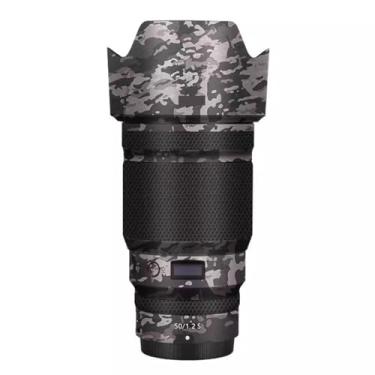 Imagem de Adesivo de lente de câmera para Nikon Z 50 mm F1.2S Película protetora de vinil decalque skin para 50 1.2 (Camuflagem de campo)