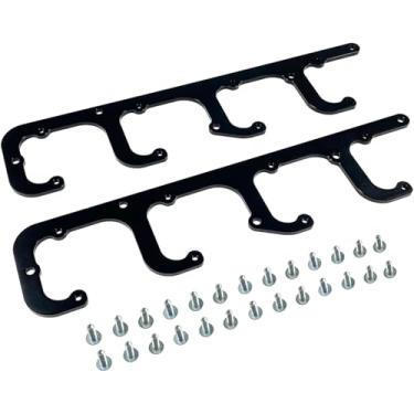 Imagem de LLANNDER LS Suporte de bobina quadrada tampa de válvula para bobinas D581 D514A D510C e 12558693 LSX Swap Truck LS1 LS3 LS2 LQ4 LQ9 LS6 L92 L99 L33 LR4 (preto)