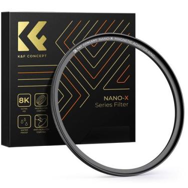 Imagem de Anel adaptador K&F Concept Magnetic 52mm para sistema de filtro