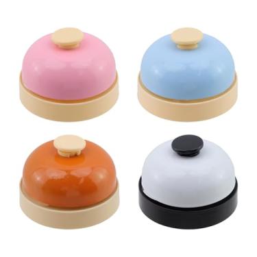 Imagem de Savagrow 4 peças de campainha de serviço para mesa de jantar sino de escritório recepção sino secretária secretária chamada sino para hotel e restaurante