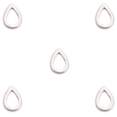 Imagem de kkjoy 5 berloques de aço inoxidável sol lua estrela para fabricação de joias e artesanato, pingente sortido mini berloque suprimentos para artesanato acessórios para pulseira faça você mesmo colar