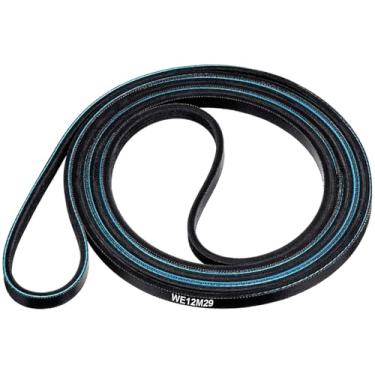 Imagem de WE12M29 WE03X29897 Correia de acionamento de tambor para secadora compatível com GE/Hotpoint Kenmore Dryer, substitua para peças de correia de secadora WE12M22, WE120122, AP4565702, PS3408299